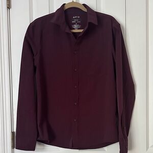 Apt. 9 Men's Deep Maroon Button Down Shirt